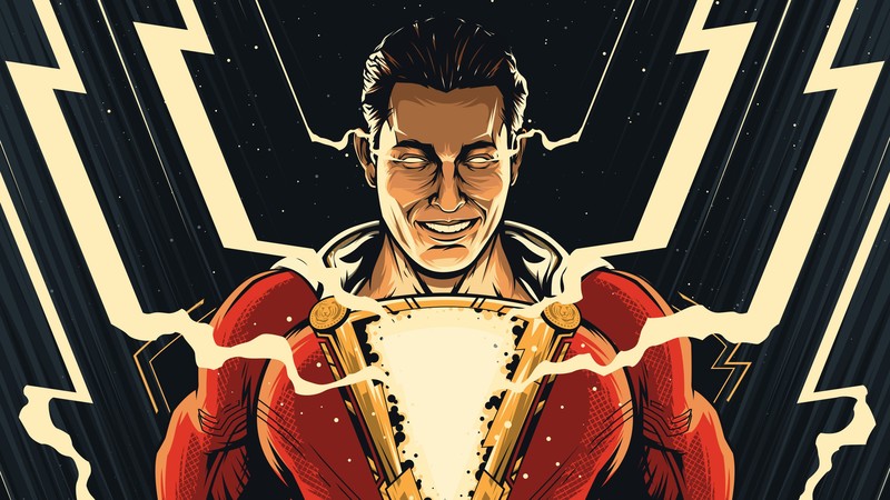 shazam, hd, superheroes, artwork, behance
