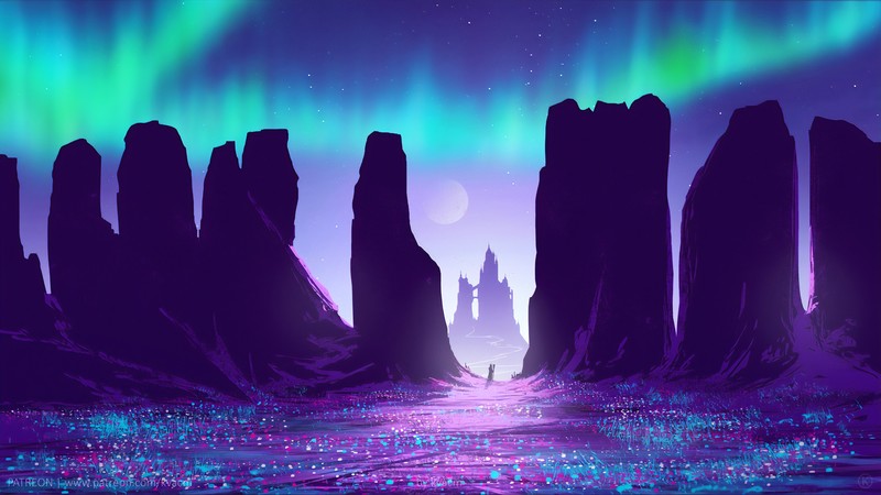 deviantart, synthwave, artist, artwork, digital art, hd, 4k