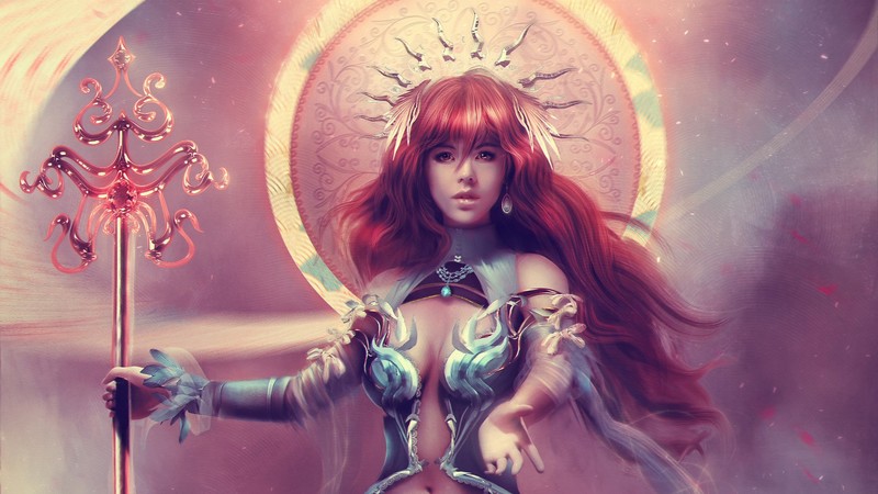 fantasy girls, artist, artwork, digital art, hd