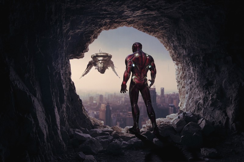 iron man, hd, 4k, superheroes, artwork, avengers endgame, behance