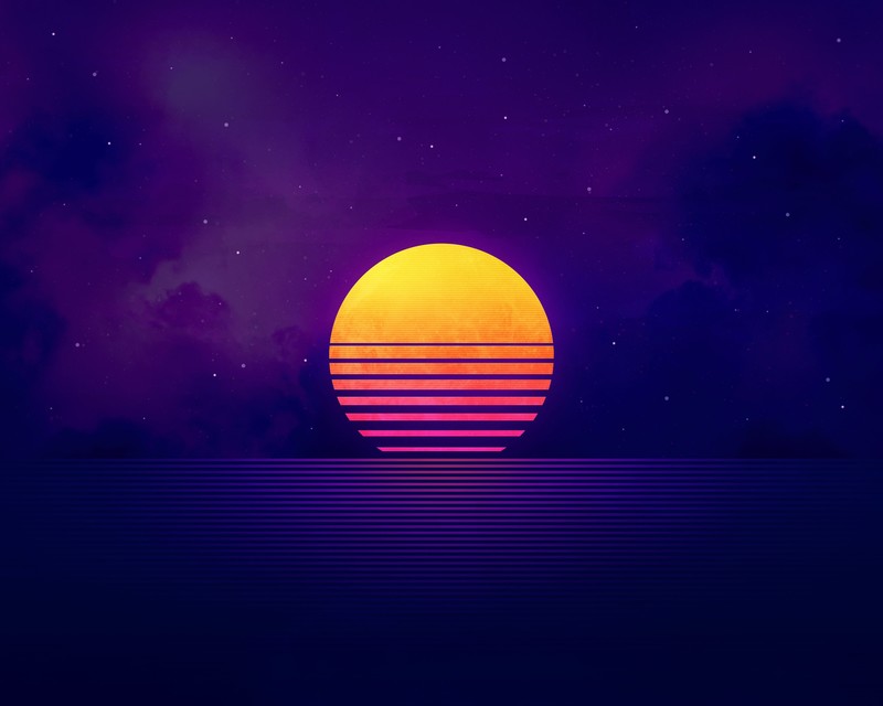 retrowave, artist, artwork, digital art, hd, 4k