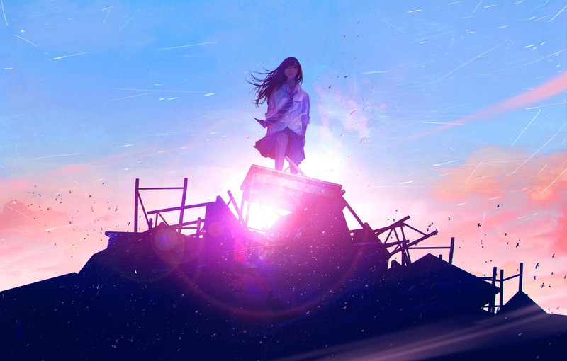 anime girl, anime, artist, artwork, digital art, hd, deviantart