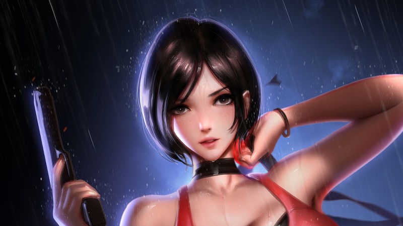 ada wong, resident evil 2, games, 2019 games, hd, artist, artwork, digital art, artstation