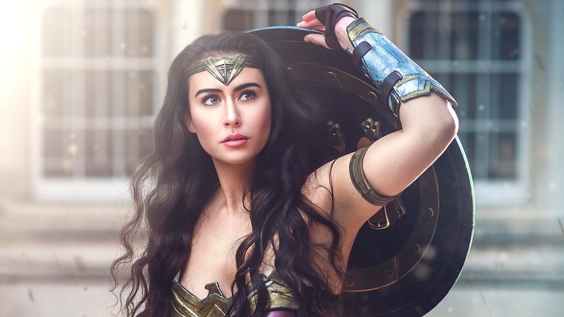 wonder woman, hd, 4k, superheroes, cosplay