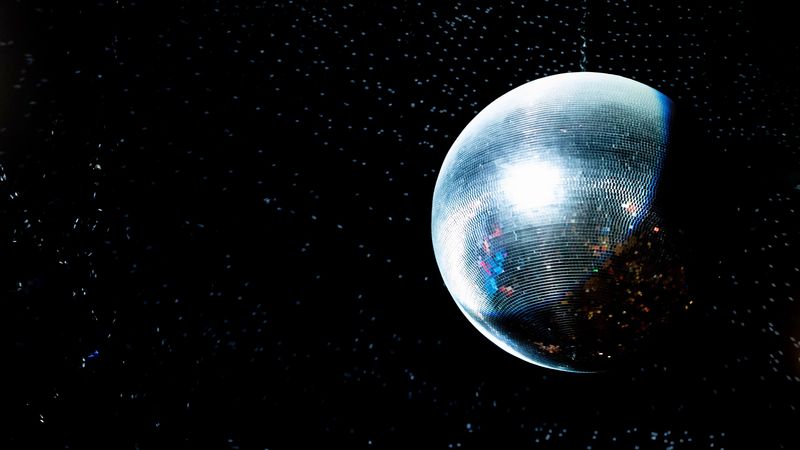 disco ball, ball, mirror, glare, gleam, 4k