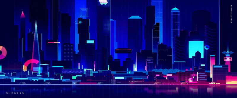 artist, artwork, digital art, hd, 4k, neon