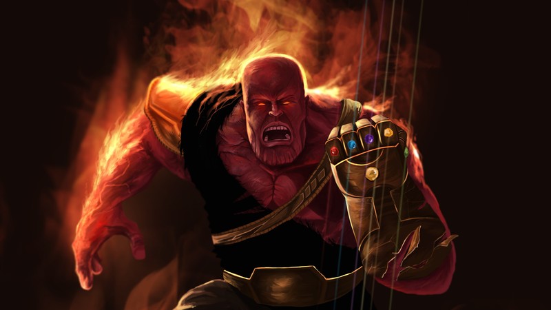 avengers endgame, thanos, superheroes, artwork, 2019 movies, movies, hd, 4k, behance