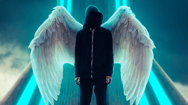 hoodie, artist, hd, 4k, wings