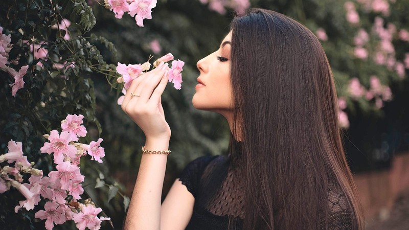 girls, model, hd, photography, flowers