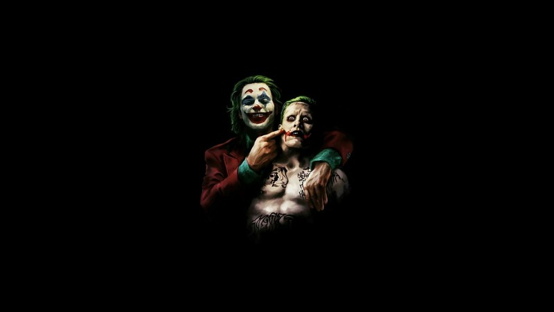 joker, supervillain, joaquin phoenix, jared leto, hd, 4k, dark