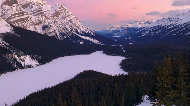 mountains, landscape, nature, snow, hd, 4k