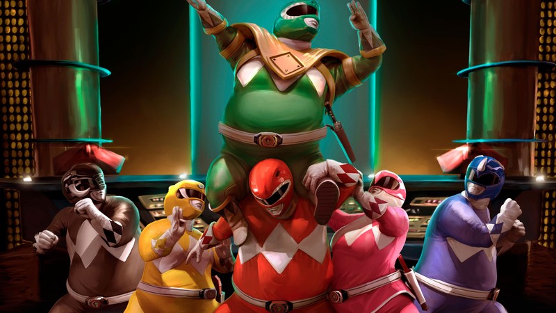 power rangers, hd, 4k, superheroes, artist, artwork, digital art, behance