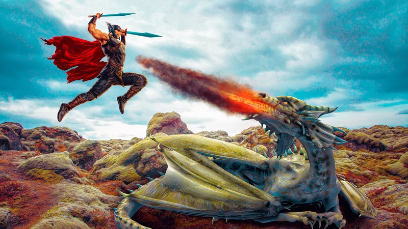 thor, hd, 4k, superheroes, artwork, digital art, behance