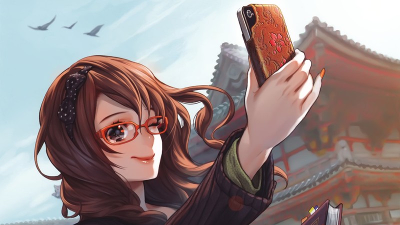 anime girl, anime, artist, artwork, digital art, hd, 4k, deviantart