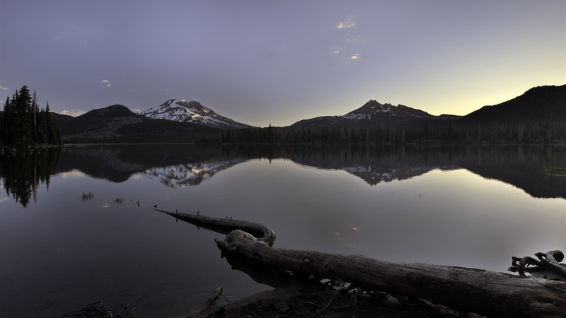 lake, sunrise, reflection, nature, hd, 4k