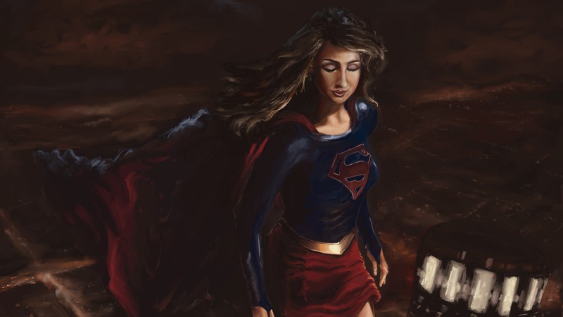supergirl, hd, 4k, superheroes, artwork, digital art, behance