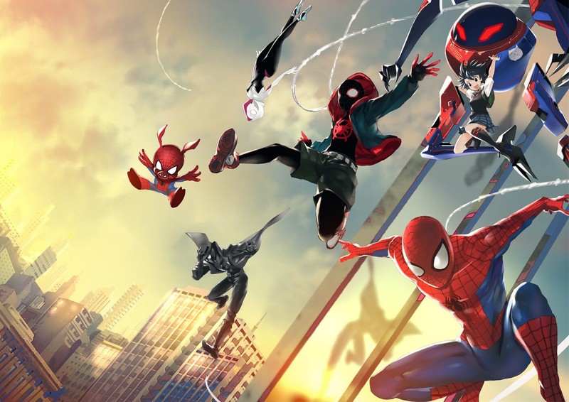 spiderman into the spider verse, spiderman, movies, hd, superheroes, artwork, artist, digital art, deviantart
