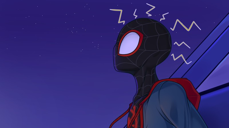spiderman into the spider verse, spiderman, hd, 4K, superheroes, artwork, artist, digital art