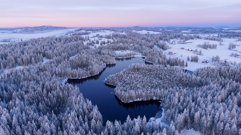 winter, landscape, nature, hd, 4k