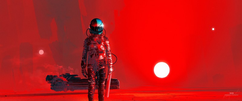 scifi, astronaut, artist, artwork, digital art, hd, 4k, deviantart