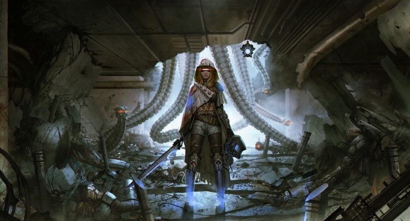 cyberpunk, artist, artwork, digital art, hd