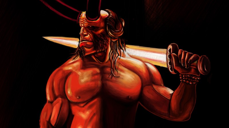 hellboy, hd, 4k, superheroes, artwork, digital art, art, behance