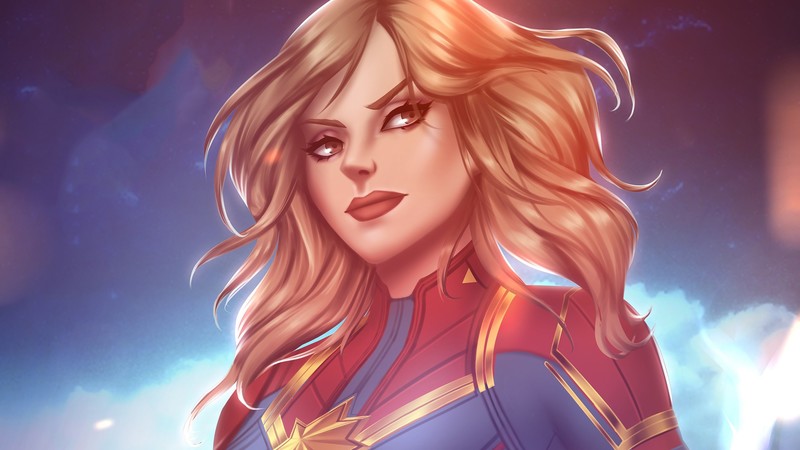 captain marvel, hd, superheroes, artwork, digital art, behance