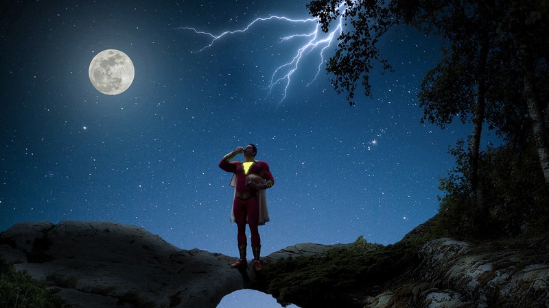 shazam, hd, superheroes, artwork, behance