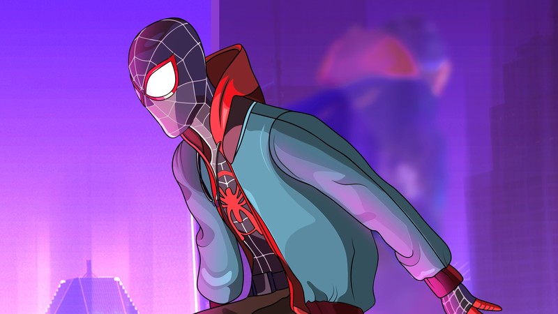 spiderman into the spider verse, spiderman, hd, superheroes, artwork, artist, digital art