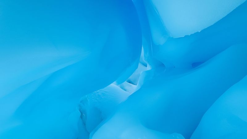 glacier, ice, texture, frozen, blue, 4k