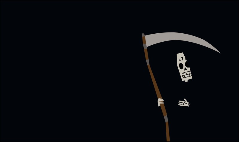 grim reaper, death, skull, artist, artwork, digital art, hd, minimalist, black, 4k