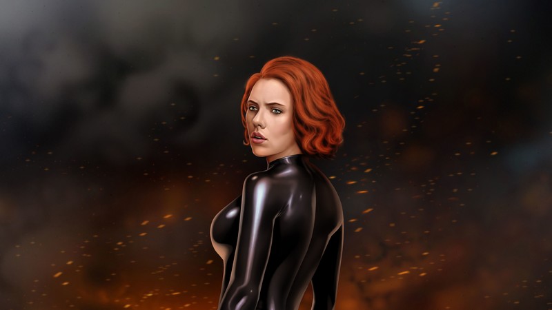 black widow, hd, 4k, 5k, superheroes, artwork, digital art, deviantart