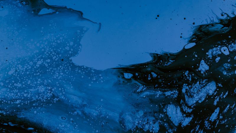 paint, liquid, stains, fluid art, spots, abstraction, 4k