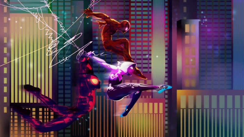 spiderman into the spider verse, spiderman, movies, hd, 4k, superheroes, artwork, artist, digital art, behance