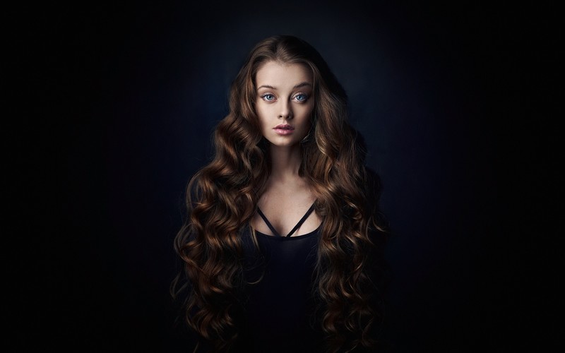 blue eyes, girls, model, hd, portrait