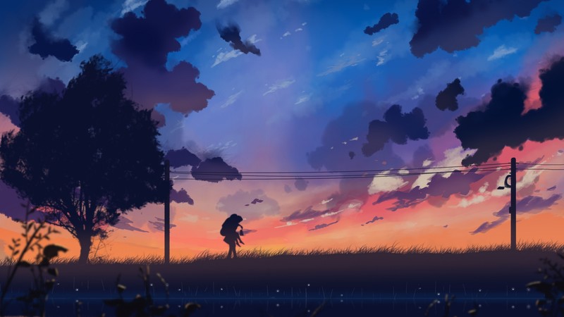 couple, love, digital art, hd, 4k