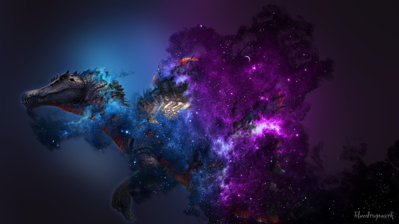 dragon, artist, artwork, digital art, hd