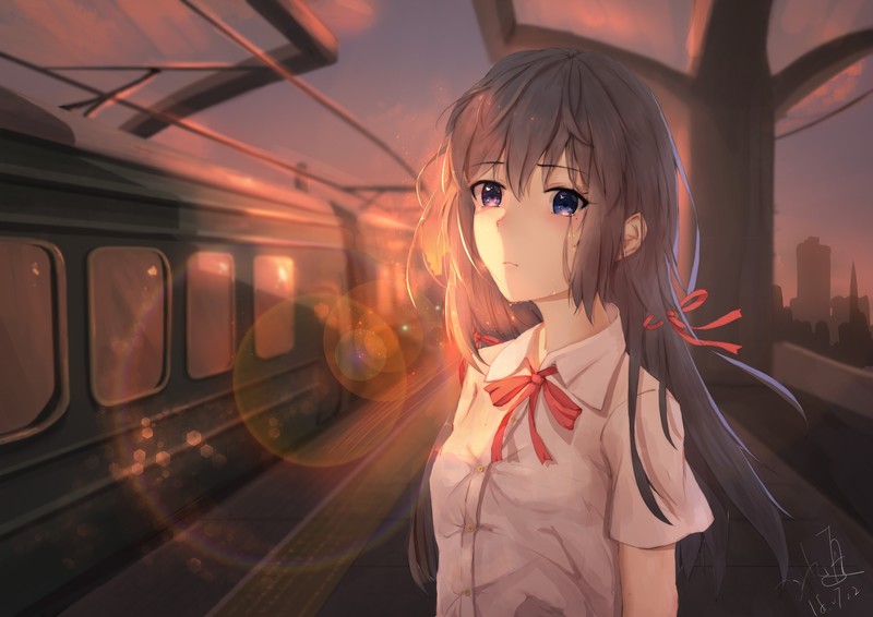 anime girl, anime, hd, 4k