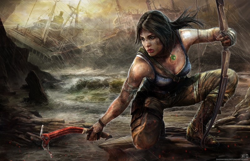 tomb raider, lara croft, hd, 4k, 5k, artwork, artist, deviantart, digital art