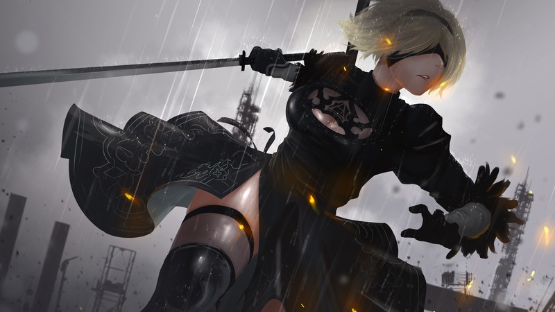 nier automata, games, hd, artist, artwork, digital art, deviantart, 4k, 5k, 8k