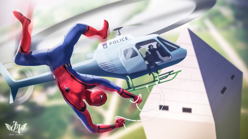 spiderman, hd, superheroes, artwork, artist, digital art, behance