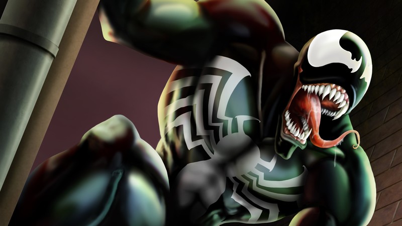 venom, hd, 4k, supervillain, digital art, artwork, art, deviantart