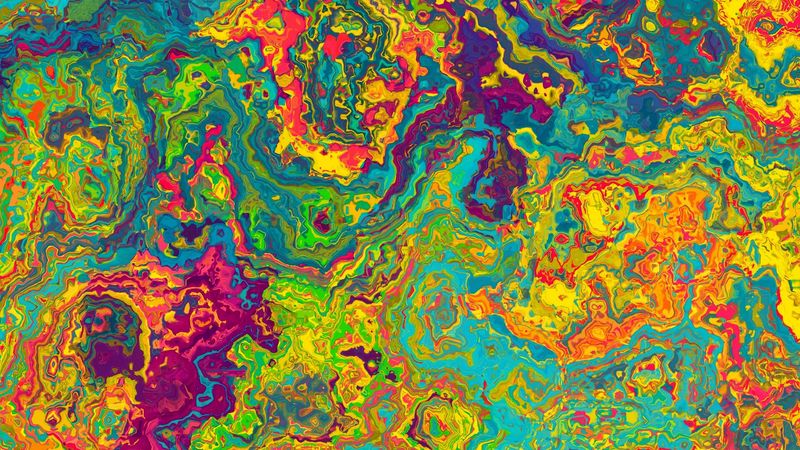 stains, multi-colored, bright, abstraction, 4k