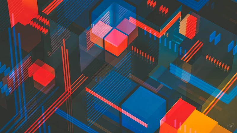 abstract, digital art, hd, minimalism, minimalist, 4k