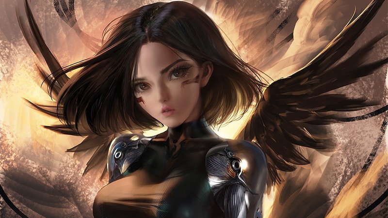 alita battle angel, artist, hd, artwork, art, fantasy, 4k, deviantart