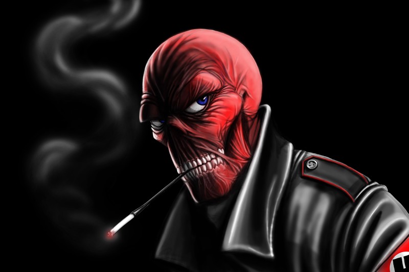 red skull, hd, 4k, 5k
