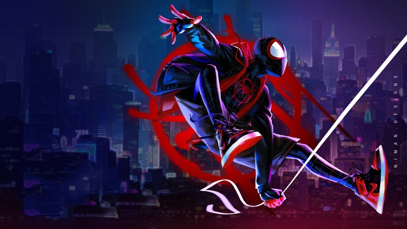 spiderman into the spider verse, spiderman, hd, superheroes, artwork, artist, digital art, deviantart