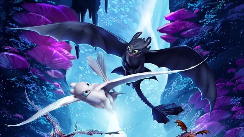 how to train your dragon the hidden world, how to train your dragon 3, how to train your dragon, movies, 2019 movies, animated movies, artwork, night fury