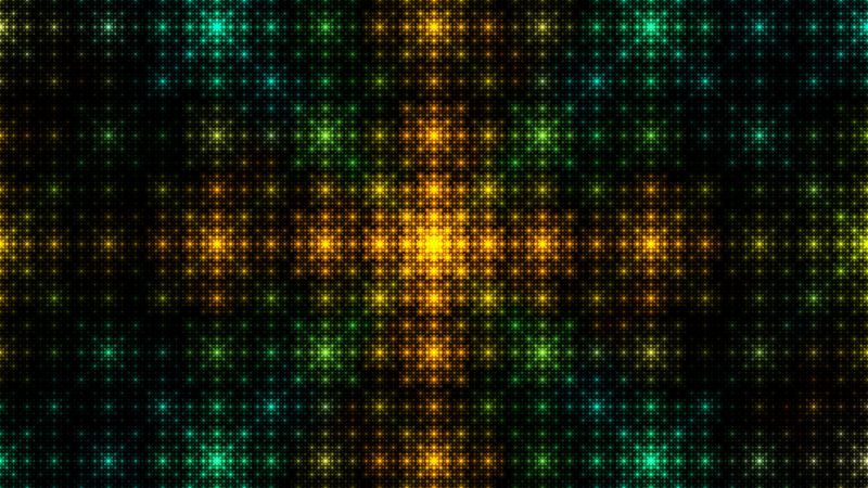 fractal, glow, colorful, pattern, abstraction, 4k