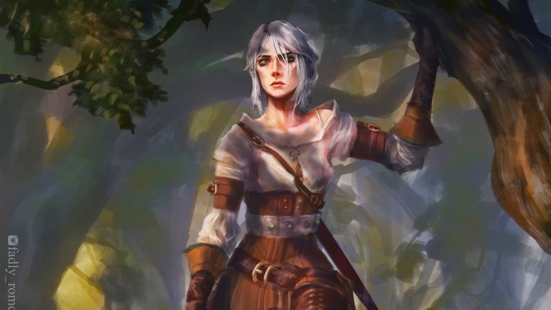 ciri, the witcher 3, games, ps4 games, xbox games, pc games, hd, 4k, artist, artwork, digital art, deviantart
